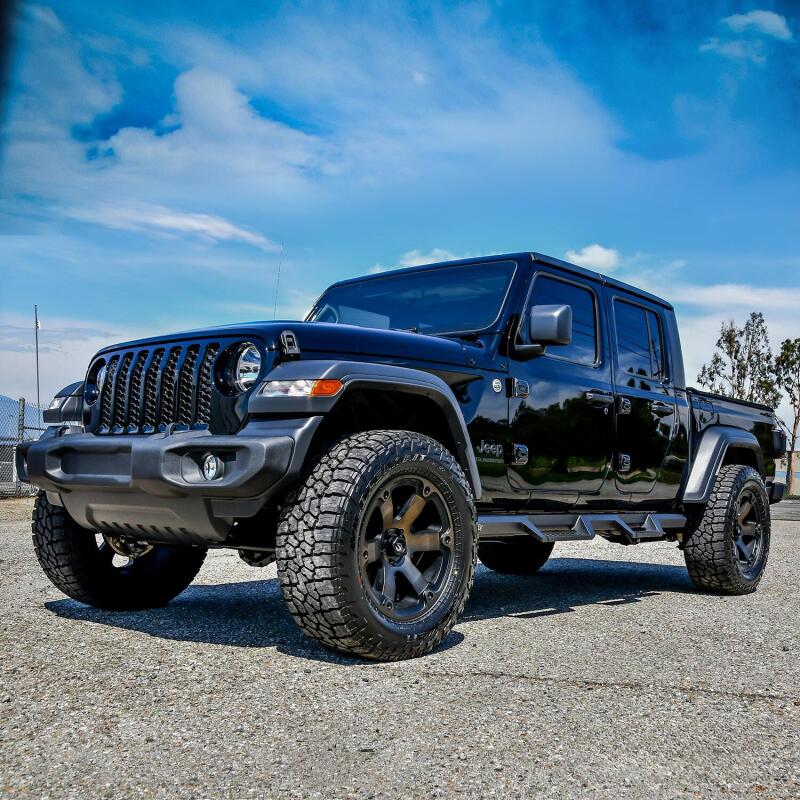 WES Nerf Bars - HDX Drop - Westin 2020 Jeep Gladiator HDX Drop Nerf Step Bars - Textured Black
