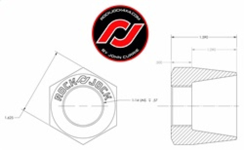 ROK Rocknuts - RockJock RockNut Kit Nut and Bung 1in LH Thread