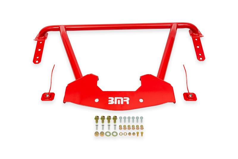 BMR Chassis Reinforcement Braces - BMR 64-67 GM A-Body Bolt-On Front Reinforcement Chassis Brace - Red