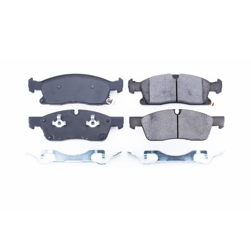 PSB Z17 Evolution Brake Pads - Power Stop 2017 Dodge Durango Front Z17 Evolution Ceramic Brake Pads w/Hardware