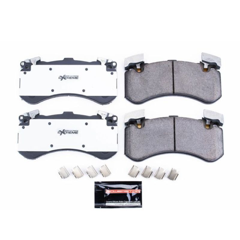 PSB Z26 Extreme Brake Pads - Power Stop 16-18 Audi A7 Quattro Front Z26 Extreme Street Brake Pads w/Hardware