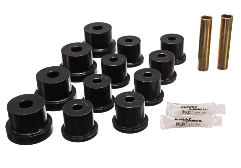 ES Spring/Shackle Bush - Black - Energy Suspension Nova Mono Leaf Spring Bushings - Black
