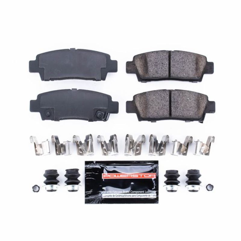 PSB Z23 Evolution Brake Pads - Power Stop 95-99 Toyota Avalon Rear Z23 Evolution Sport Brake Pads w/Hardware