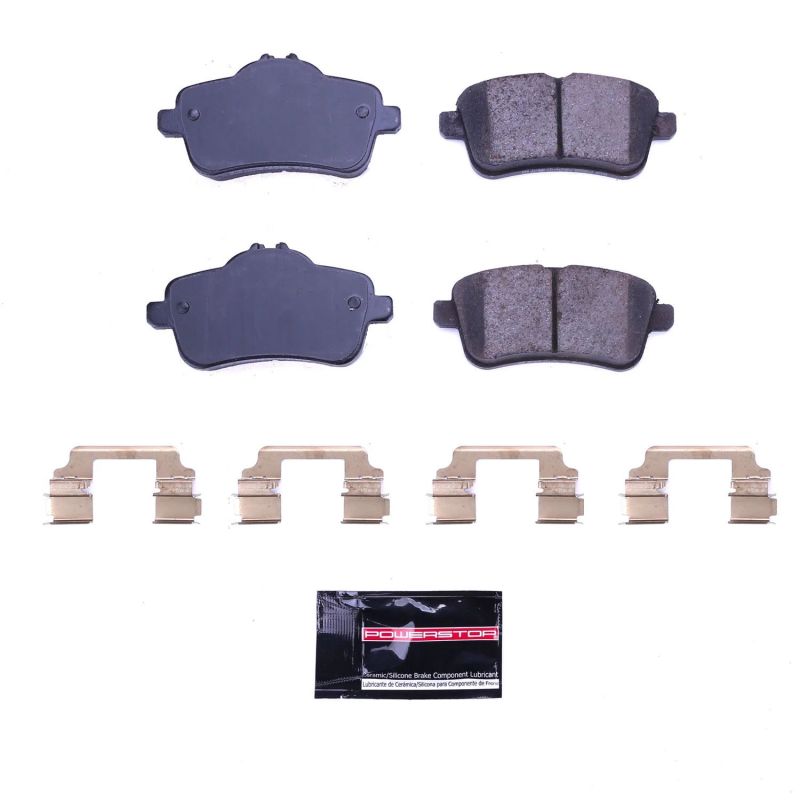 PSB Z17 Evolution Brake Pads - Power Stop 14-18 Mercedes-Benz CLA45 AMG Rear Z17 Evolution Ceramic Brake Pads w/Hardware