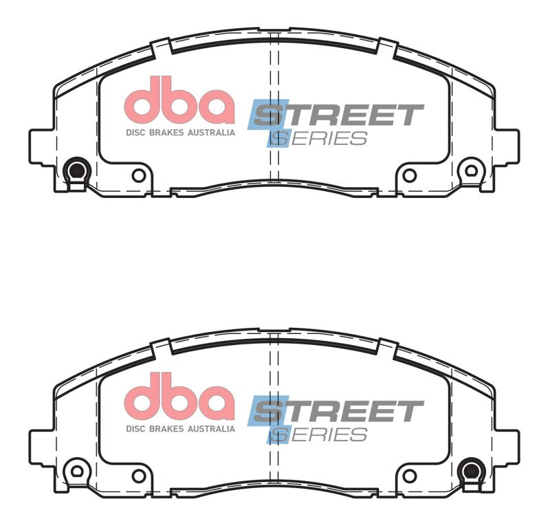 DBA Street Series Brake Pads - DBA 18-19 Jeep Wrangler JL Street Series Front Brake Pads