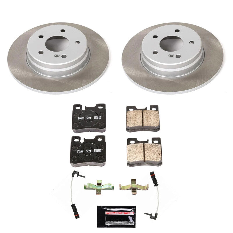 PSB Semi-Coated Rotor Kits - Power Stop 96-97 Mercedes-Benz C36 AMG Rear Semi-Coated Rotor Kit