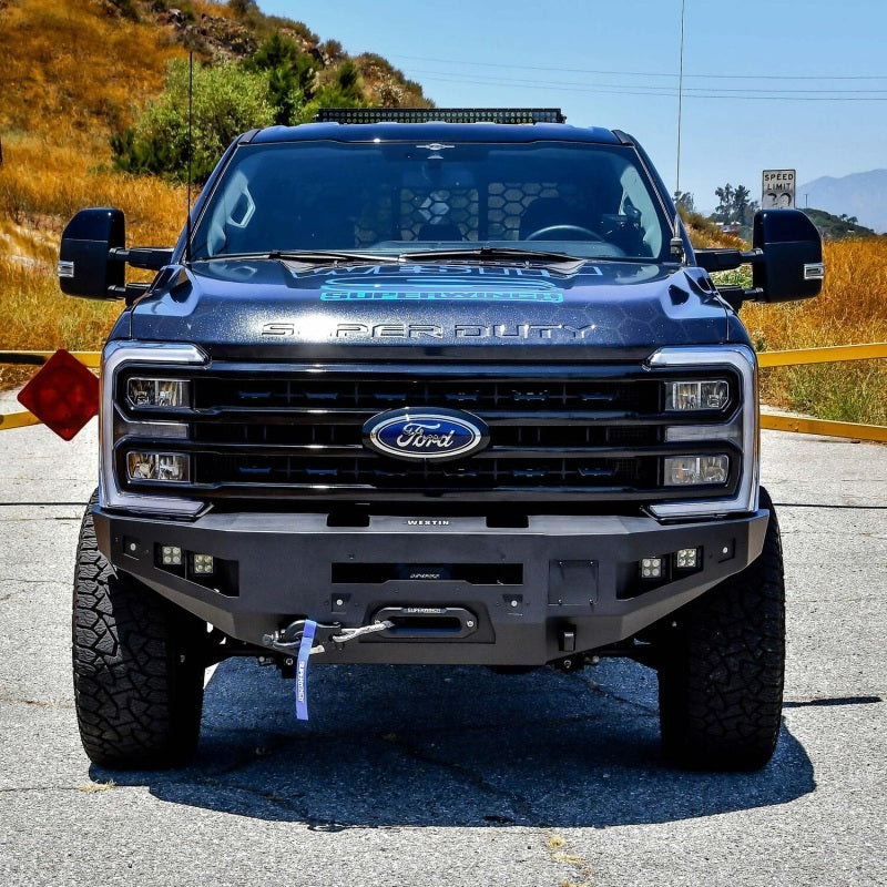 WES Pro-Series Bumpers - Westin 23-24 Ford F250/350 Pro-Series Front Bumper - Textured Black
