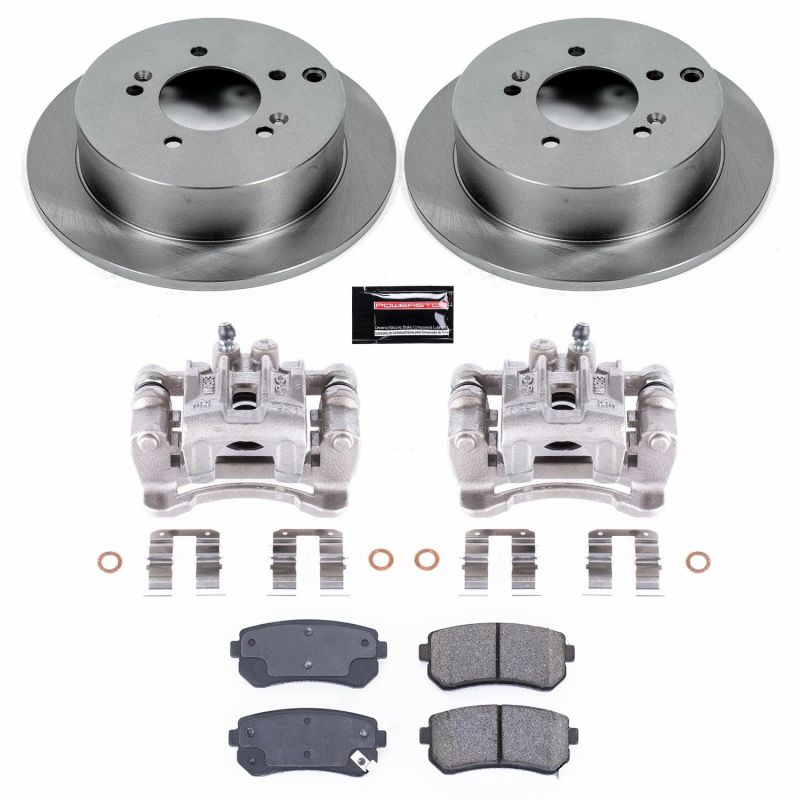 PSB Autospecialty Kit w/Cals - Power Stop 10-15 Hyundai Tucson Rear Autospecialty Brake Kit w/Calipers