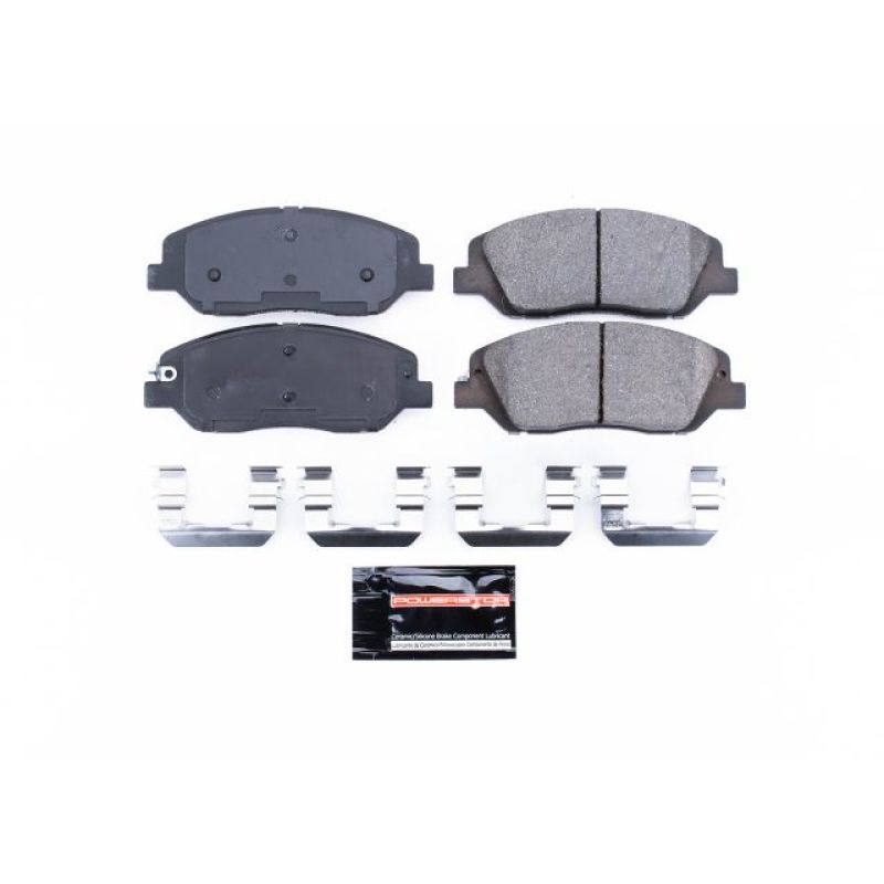 PSB Z23 Evolution Brake Pads - Power Stop 17-18 Hyundai Santa Fe Front Z23 Evolution Sport Brake Pads w/Hardware