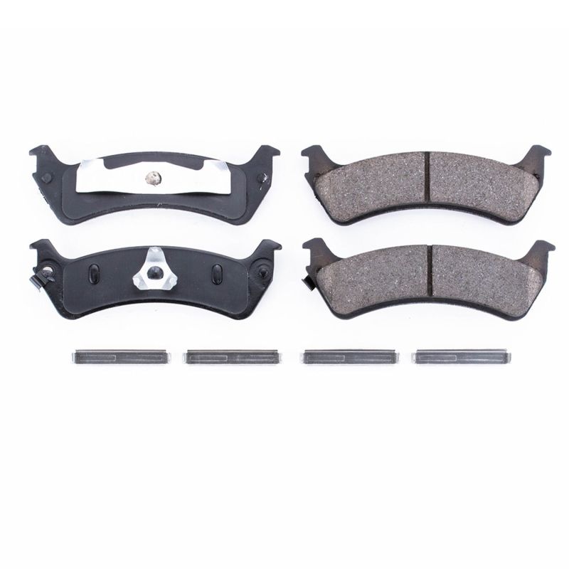 PSB Z17 Evolution Brake Pads - Power Stop 01-03 Ford Explorer Sport Rear Z17 Evolution Ceramic Brake Pads w/Hardware