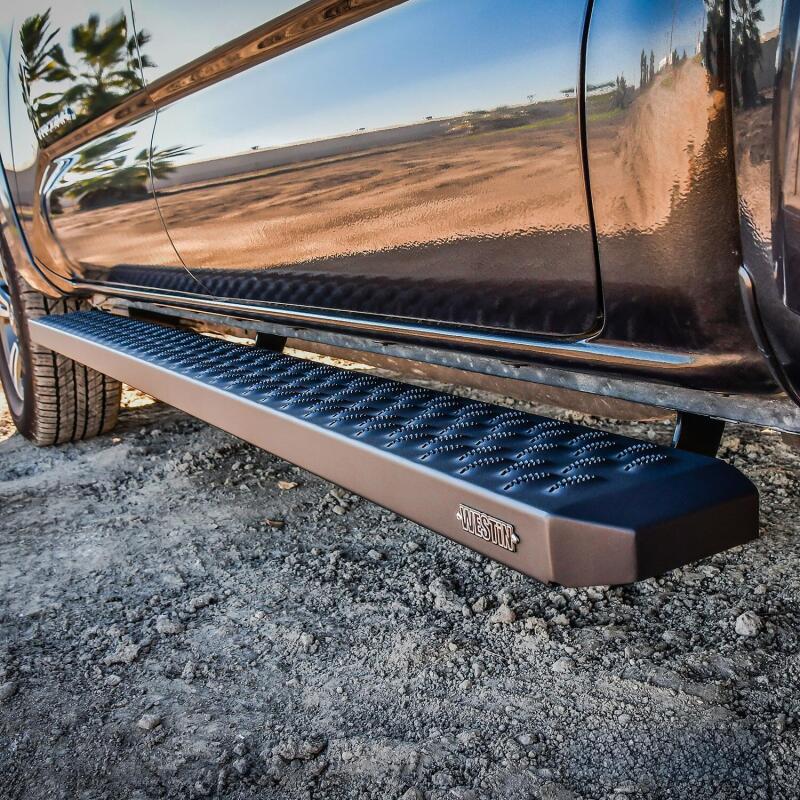 WES Running Boards - Grate - Westin Grate Steps Running Boards 79 in - Textured Black