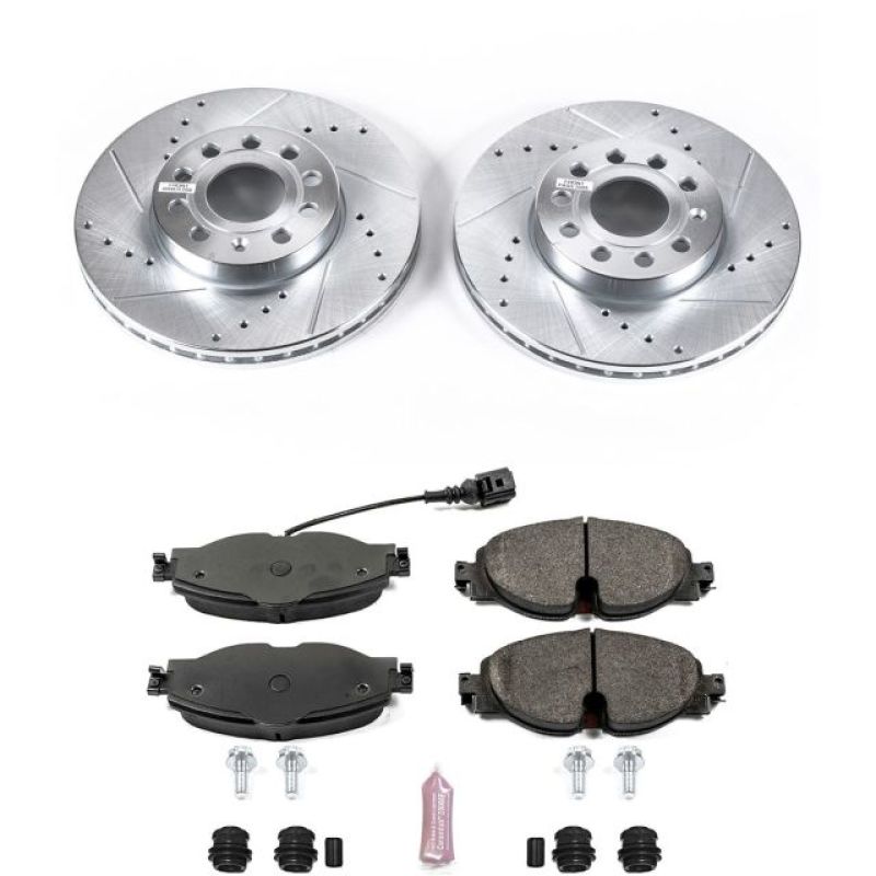 PSB Z23 Evolution Kit - Power Stop 15-18 Audi A3 Front Z23 Evolution Sport Brake Kit