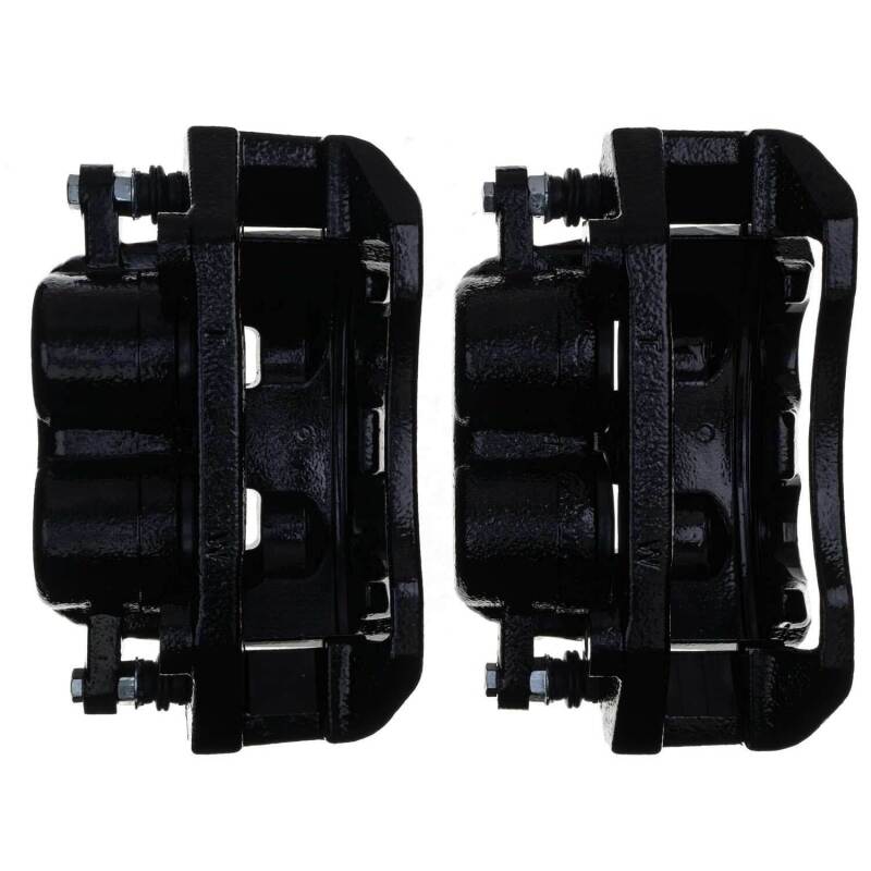 PSB Black Calipers - Power Stop 11-18 Ram 1500 Front Black Calipers - Pair (w/Bracket)