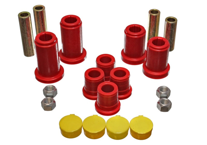 ES Cntrl Arm Bushings - Red - Energy Suspension 98-99 Tahoe/Yukon/Denali / 98-95 K5 Blazer 4WD Red Front End C/A Bushing Set