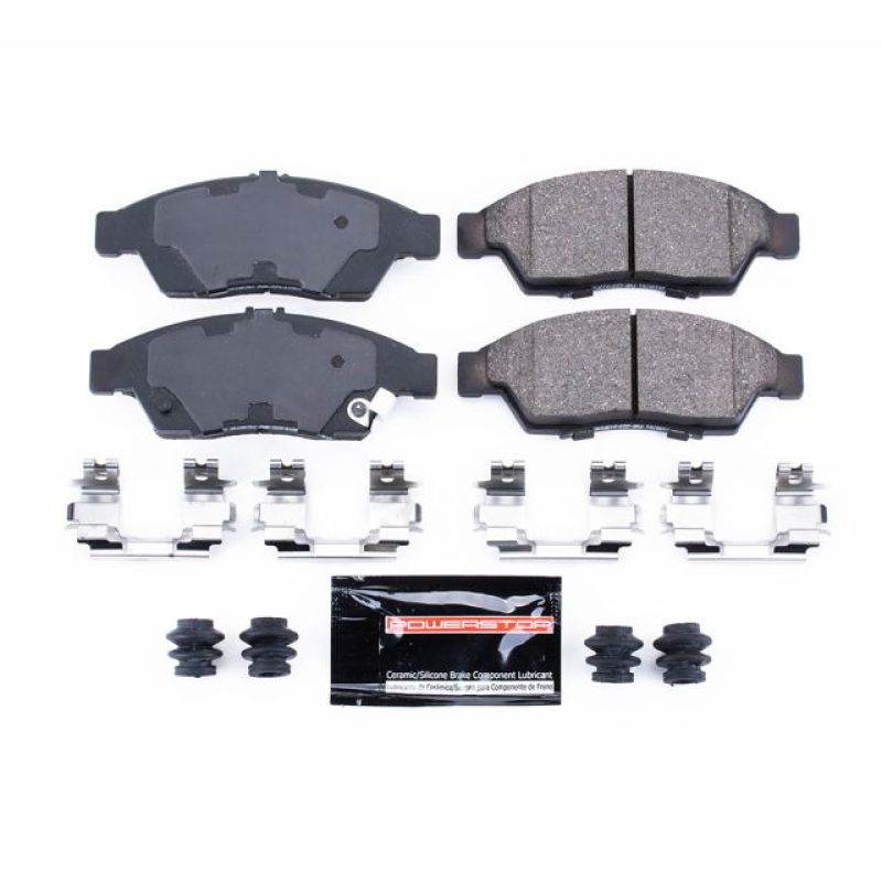 PSB Z23 Evolution Brake Pads - Power Stop 06-07 Suzuki Aerio Front Z23 Evolution Sport Brake Pads w/Hardware