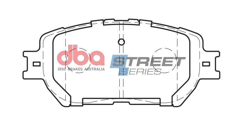 DBA Street Series Brake Pads - DBA 09-15 Lexus IS250 Street Series Front Brake Pads