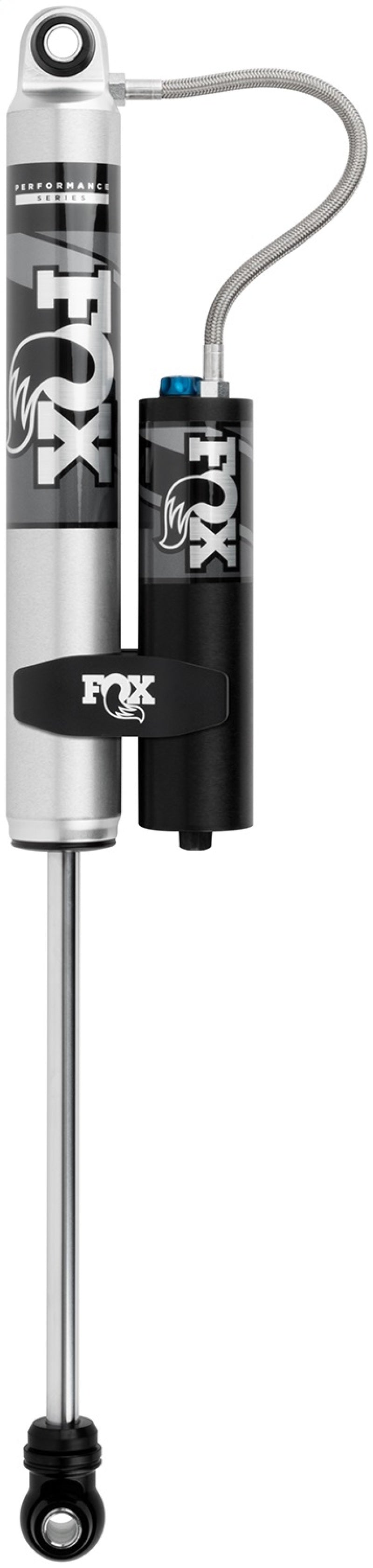 FOX 2.0 Perf Shock - Fox 2.0 Performance Series STD Travel Eyelet Ends R/R 8.6in Smooth Body Reservoir Shock - CD Adj.