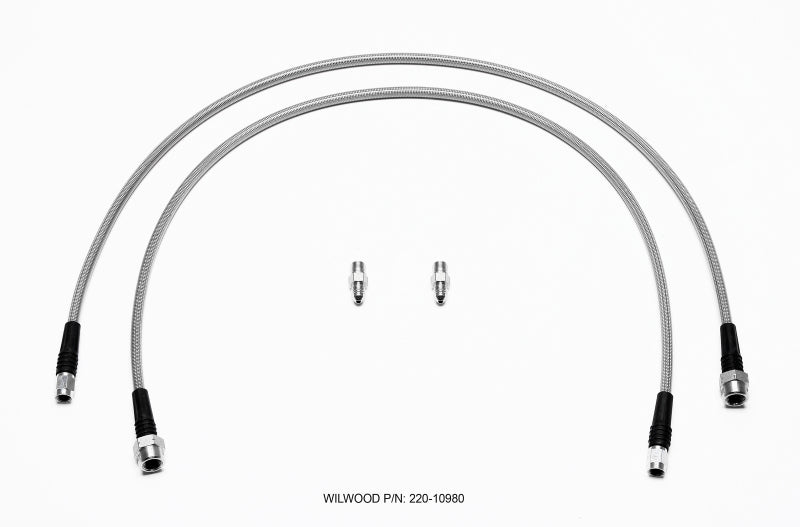 WIL Flexline Brake Hose - Wilwood Flexline Kit 2007-2011 1500 / 2500 GM Front 16.00in Kit