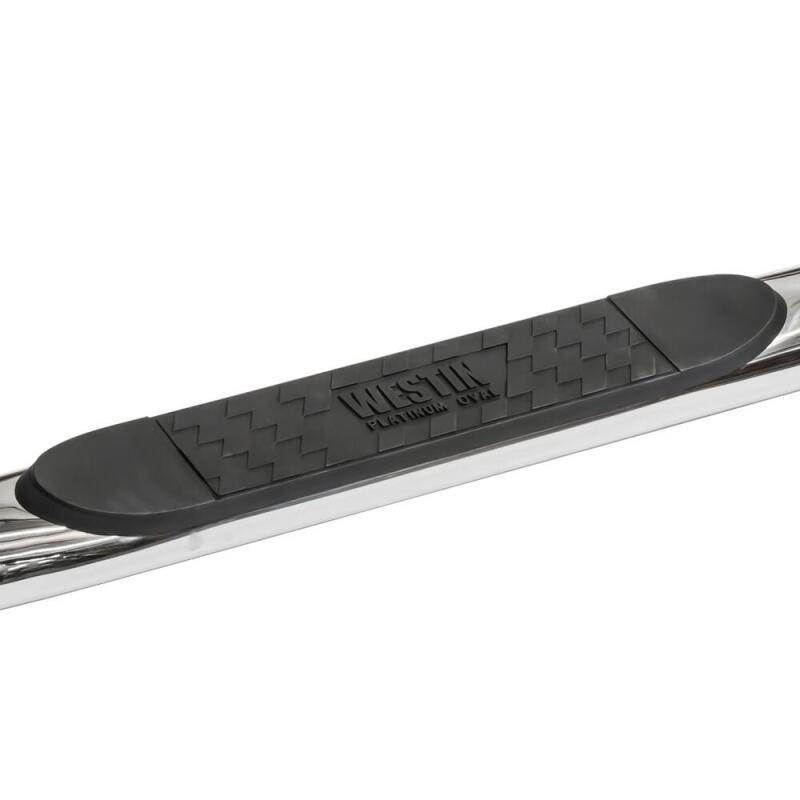 WES Nerf Bars - Platinum 4 - Westin 1999-2013 Chevy Silverado 1500 Crew Cab Platinum 4 Oval Nerf Step Bars - SS