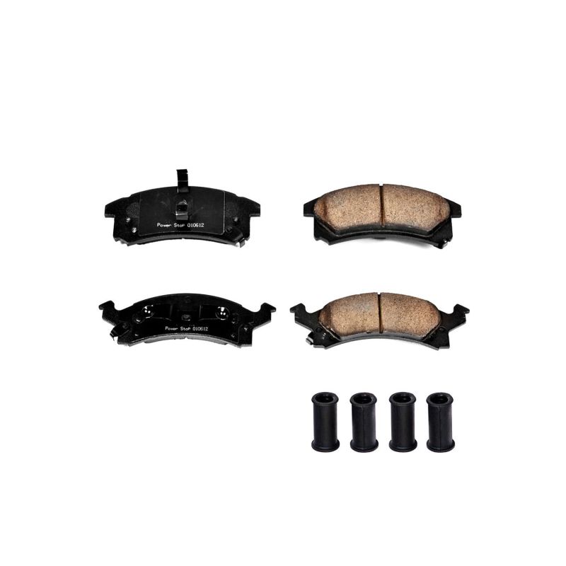 PSB Z17 Evolution Brake Pads - Power Stop 96-98 Buick Skylark Front Z17 Evolution Ceramic Brake Pads w/Hardware