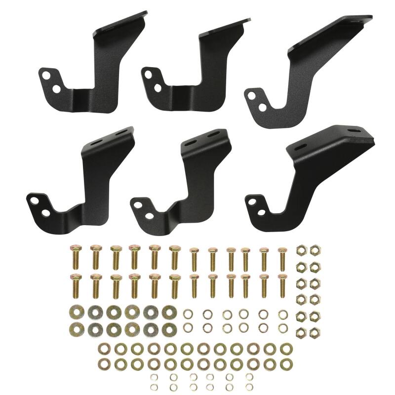 WES Nerf Bars - Outlaw - Westin 07-21 Toyota Tundra Double Cab Outlaw Nerf Step Bars - Textured Black