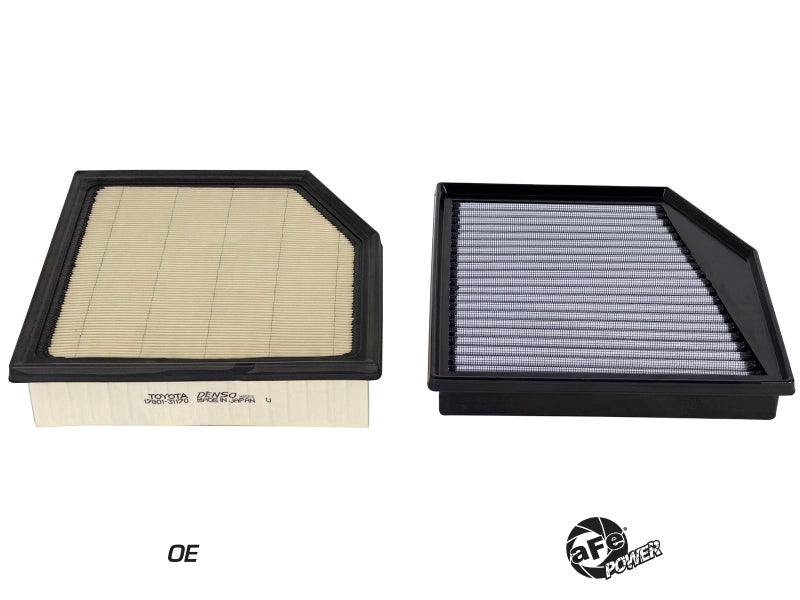 AFE P5R Drop In Air Filter - aFe MagnumFLOW OEM Replacement Air Filter PRO Dry S 14-15 Lexus IS 250/350 2.5L/3.5L V6