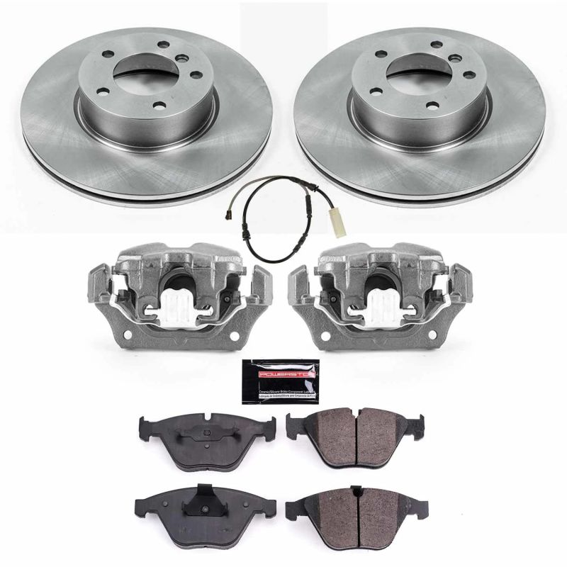 PSB Autospecialty Kit w/Cals - Power Stop 13-15 BMW X1 Front Autospecialty Brake Kit w/Calipers