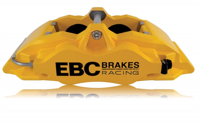 EBC Apollo-4 Calipers - EBC Racing 2014+ Audi S1 (8X) Front Left Apollo-4 Yellow Caliper