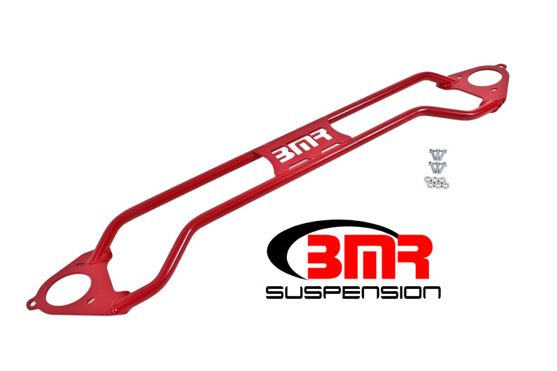 BMR Strut Tower Braces - BMR 16-17 6th Gen Camaro Front Twin Tube Design Strut Tower Brace - Red