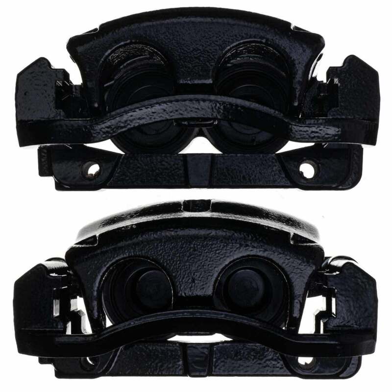 PSB Black Calipers - Power Stop 05-08 Ford F-150 Front Black Caliper - Pair w/Bracket