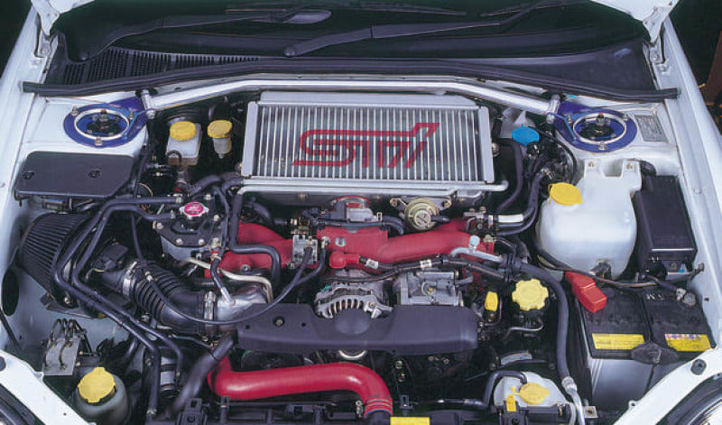 CUS OS Front Strut Bars - Cusco Strut Bar OS Front w/ Brake Cylinder Stopper GDB SG5 RHD ONLY