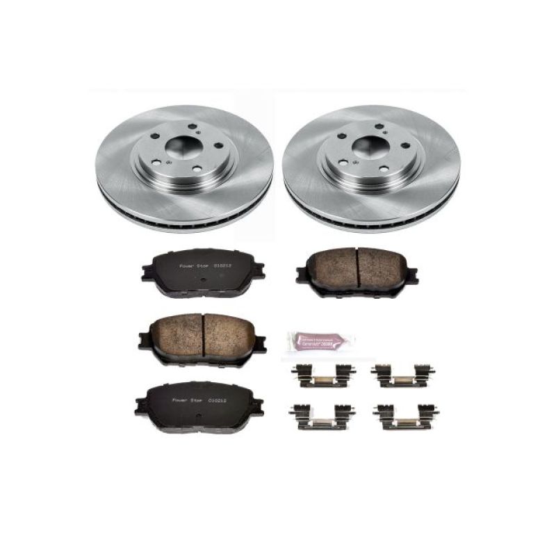 PSB Autospecialty Kit - Power Stop 02-04 Toyota Camry Front Autospecialty Brake Kit