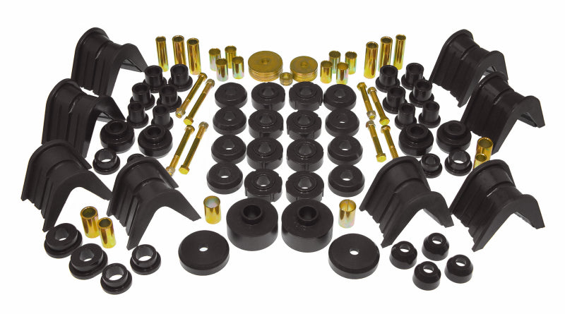 PRO Total Kits - Blk - Prothane 66-77 Ford Bronco Total Kit - Black