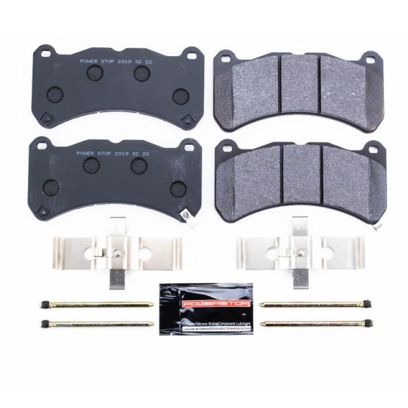 PSB Track Day Brake Pads - Power Stop 13-14 Ford Mustang Front Track Day Brake Pads