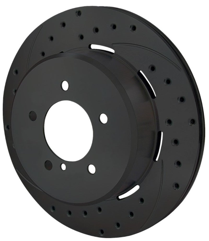 WIL Rotors - Wilwood Rotor-2.31in Offset-SRP-BLK-Drill-LH 12.19 x .810 - 5x4.75in BC