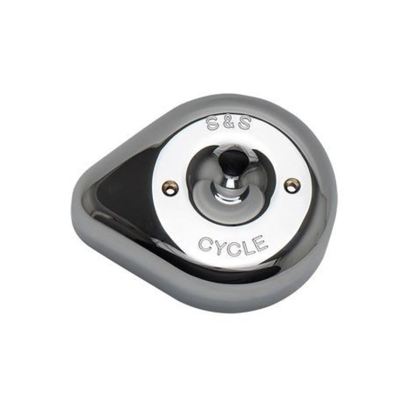 SSC Air Cleaner Kits - S&S Cycle Stealth Applications Teardrop Air Cleaner Cover - Chrome