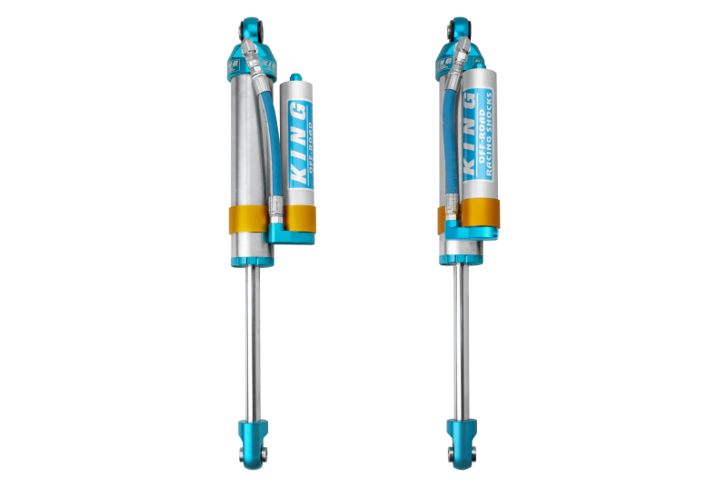 KIN 2.5 Shocks - King Shocks 2005+ Ford F-550 2.5 Dia. Piggy Hose Reservoir Shock (Pair)