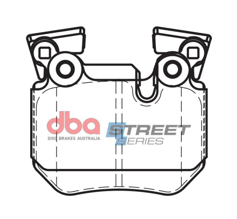 DBA Street Series Brake Pads - DBA 08-14 BMW 135i Rear Street Series Brake Pads