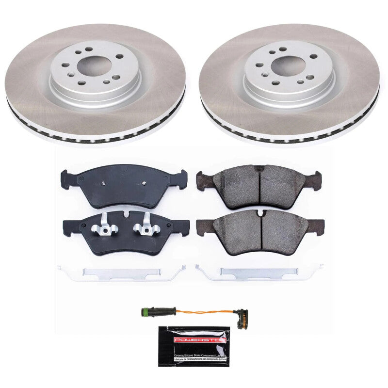 PSB Semi-Coated Rotor Kits - Power Stop 06-07 Mercedes-Benz R500 Front Semi-Coated Rotor Kit