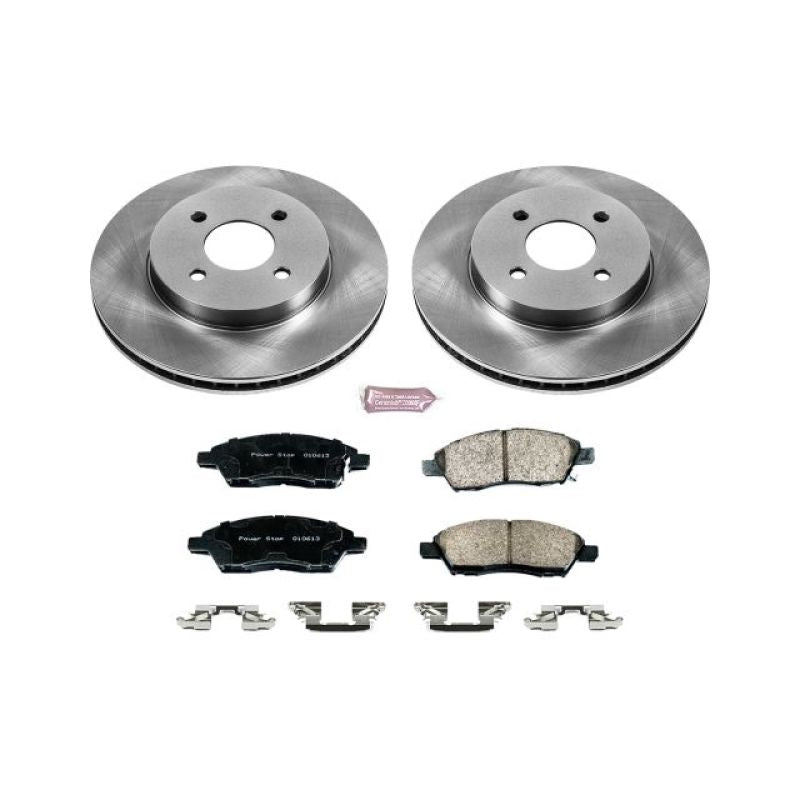 PSB Autospecialty Kit - Power Stop 12-18 Nissan Versa Front Autospecialty Brake Kit