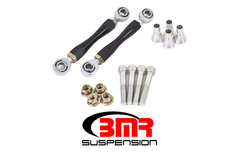 BMR End Links - BMR 08-17 Challenger Front Sway Bar End Link Kit - Black