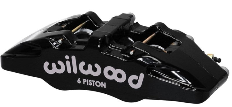 WIL Dynapro Caliper - Wilwood Caliper-Forged Dynapro 6 5.25in Mount-R/H 1.62/1.12/1.12in Pistons 1.10in Disc