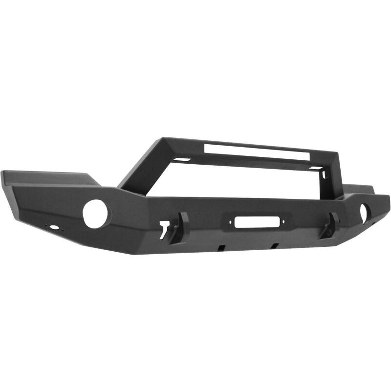 WES WJ2 Bumpers - Westin 07-18 Jeep Wrangler JK WJ2 Full Width Front Bumper w/LED Light - Tex. Blk