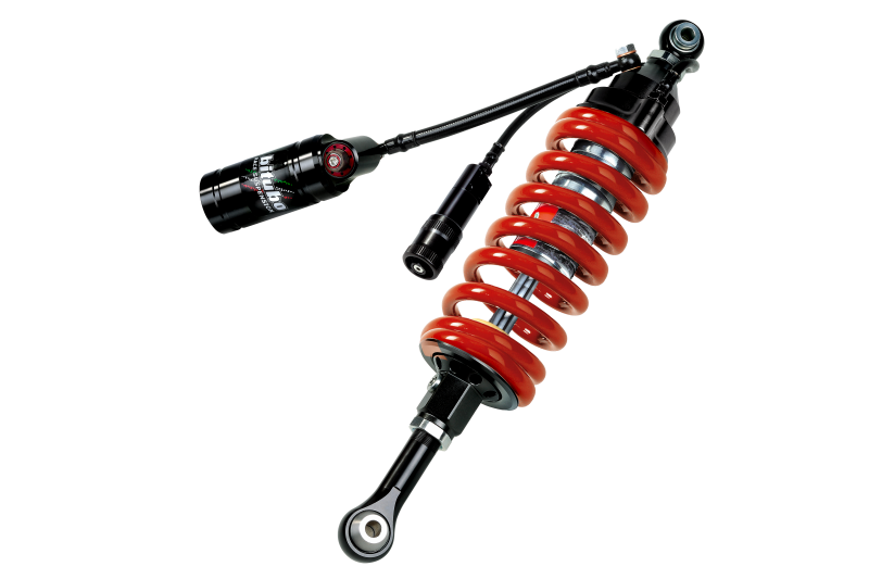 BIT CYU3 Monoshocks - Bitubo CYU3 Monoshock Adjustable: Hydraulic Spring Preload, Reb., Double Comp., Length, Red Spring