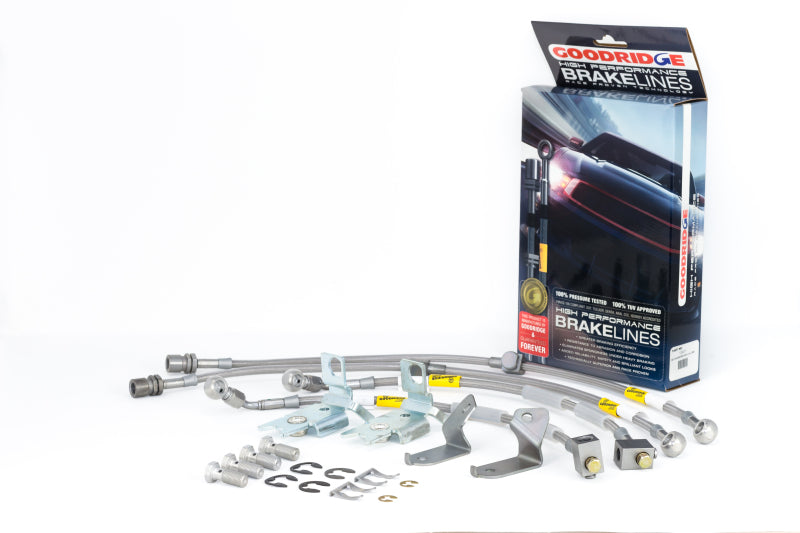 GR G-Stop Brake Line Kits - Goodridge 08-11 Dodge Challenger / 06-11 Charger / 06-08 Magnum SRT8 Brake Lines