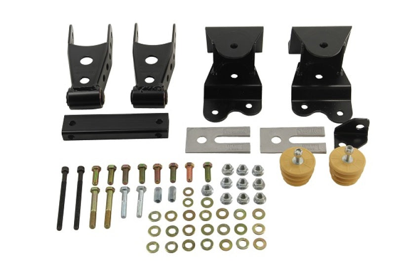 BT Shackle Kit - Belltech SHACKLE AND HANGER KIT 88-98 GM C-1500/2500 EXT CAB