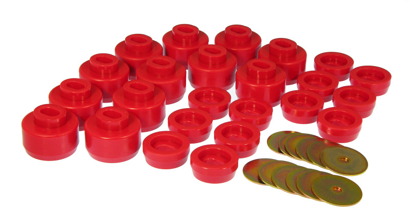PRO Body/Subframe Bush - Red - Prothane 99-07 Chevy Tahoe / Yukon Body Mount - Red