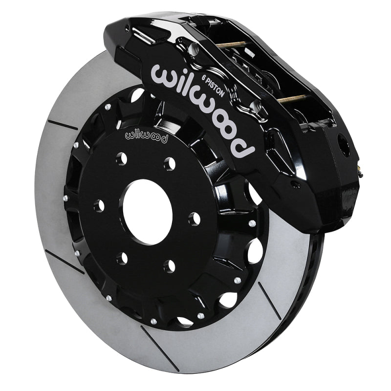 WIL TX6R Brake Kit - Wilwood 21-25 RAM 1500 TRX/RHO TX6R Black Front Big Brake Kit - 16.00x1.36