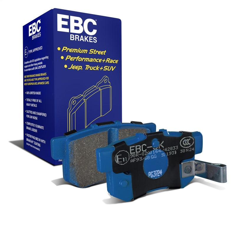 EBC Bluestuff Brake Pad Sets - EBC 97-01 Acura Integra Type-R Bluestuff Rear Brake Pads