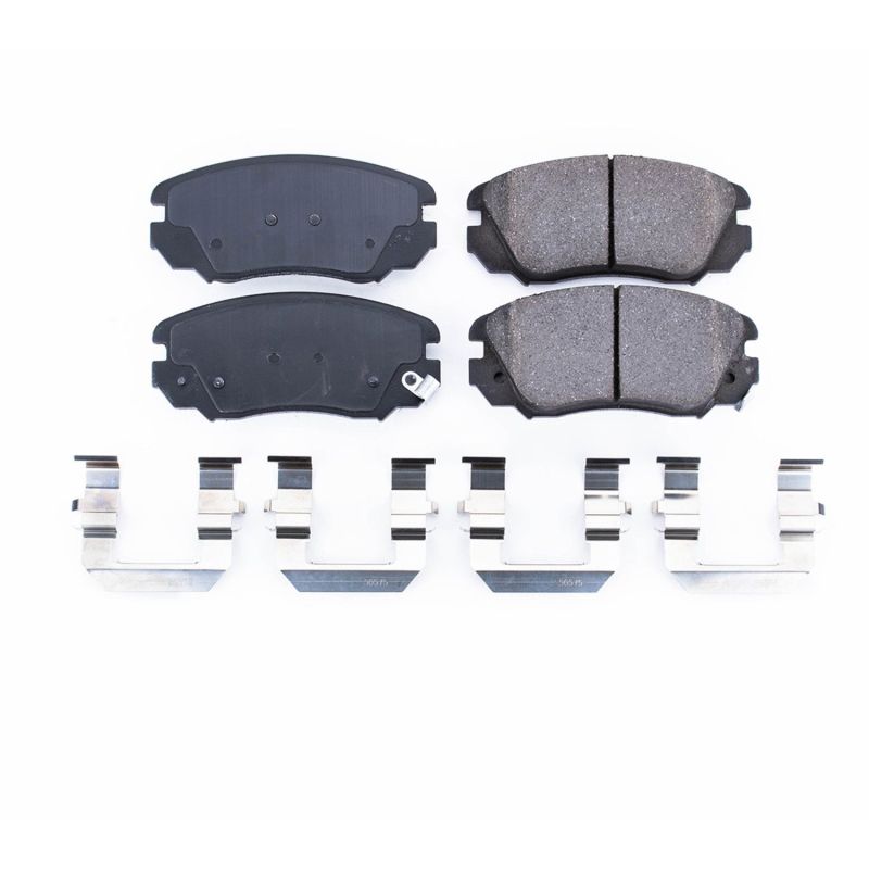 PSB Z17 Evolution Brake Pads - Power Stop 2010 Buick Allure Front Z17 Evolution Ceramic Brake Pads w/Hardware